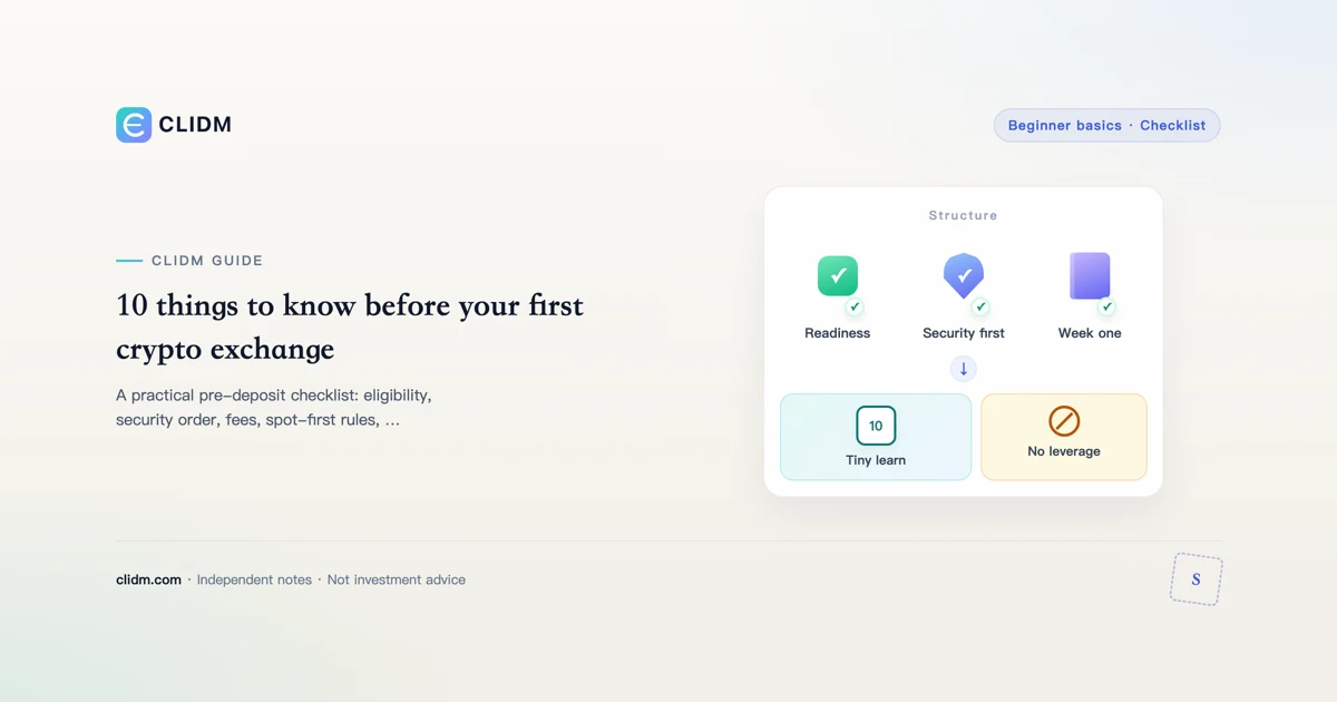 10 things to know before your first crypto exchange