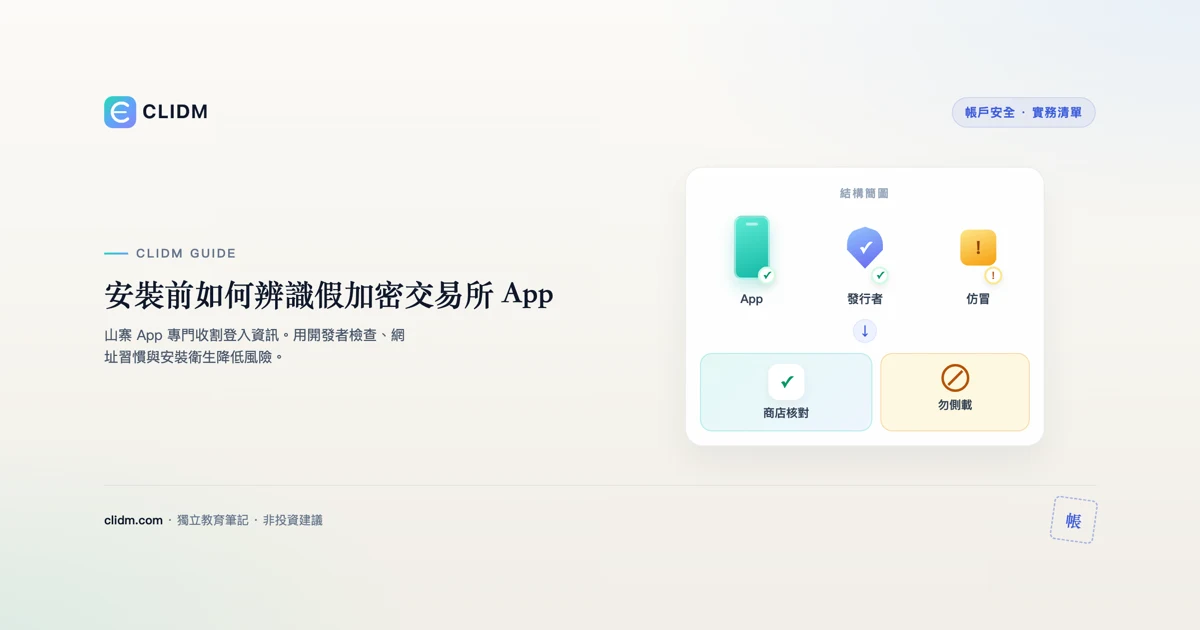 安裝前如何辨識假加密交易所 App