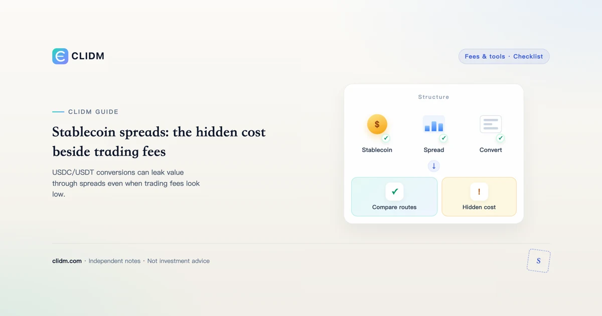 Stablecoin spreads: the hidden cost beside trading fees
